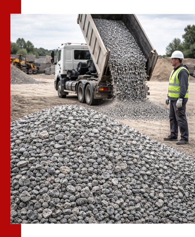 Доставка и продажа гранитного щебня фракции 5-20 в Югорске