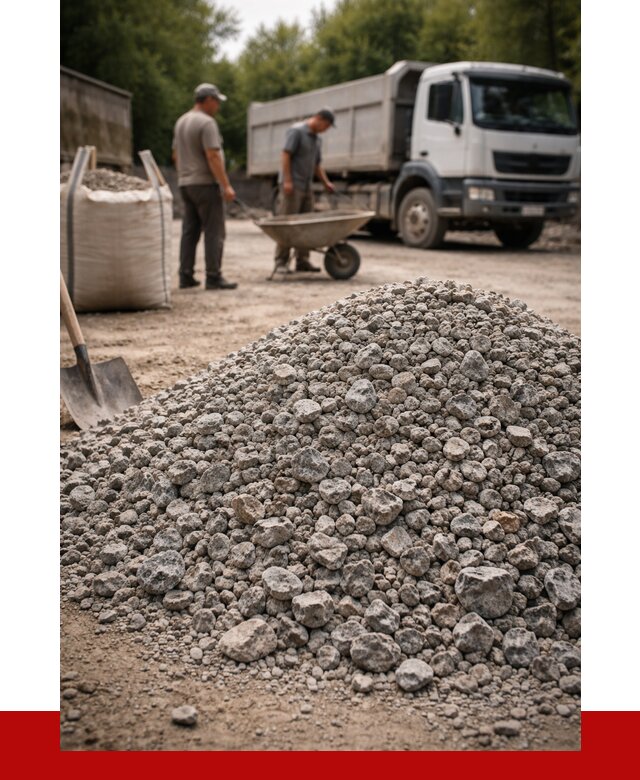 Гранитный щебень фракция 20-40 в Югорске от 3268 руб. ПРОНЕРУДЮгр