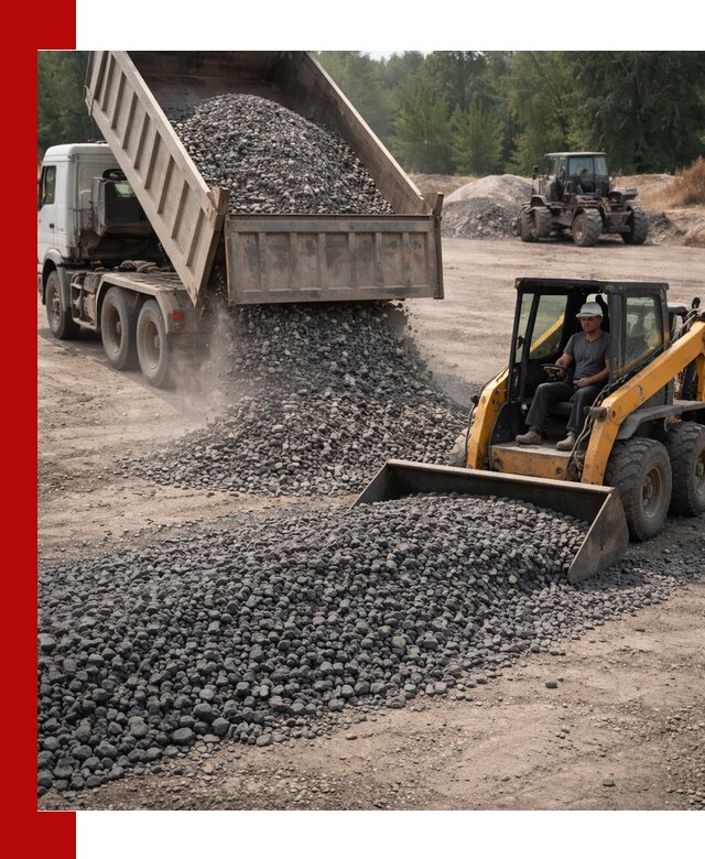 Гранитный щебень фракция 40-70 с доставкой в Югорске