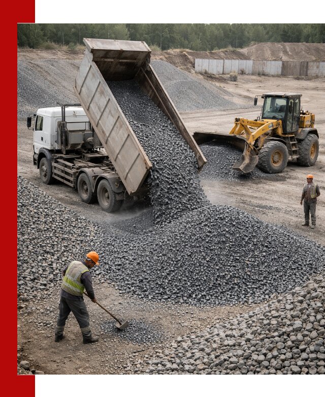 Щебень габбро-диабаз фр. 5-20 с доставкой в Югорске