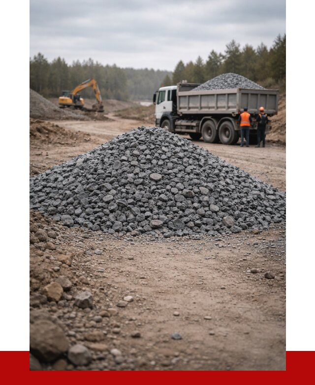 Щебень габбро диабаз фракция 40-70 в Югорске от 2246 р-ПРОНЕРУДЮгр