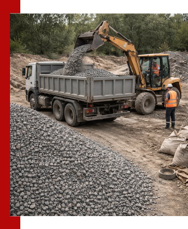 Доставка гравийного щебня в Югорске оптом и в розницу