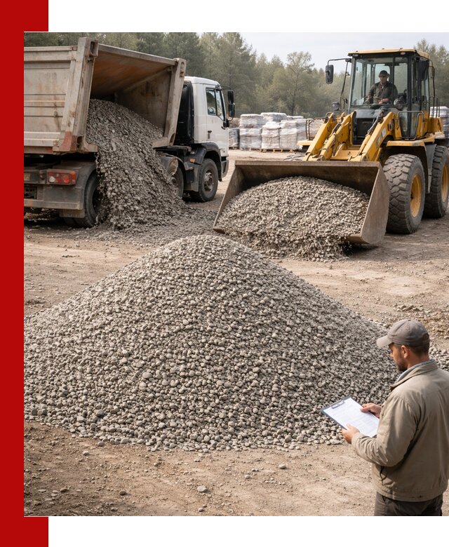 Гравийный щебень фракция 5–10 с доставкой в Югорске