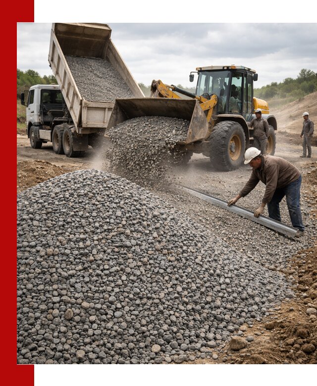 Гравийный щебень фракция 5-20 с доставкой в Югорске