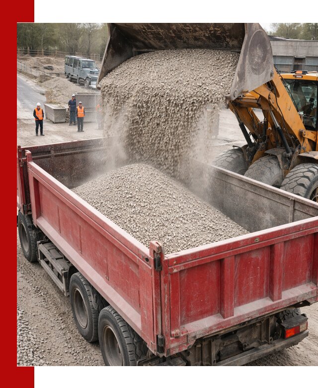 Купить известняковый щебень фракции 0-5 с доставкой в Югорске