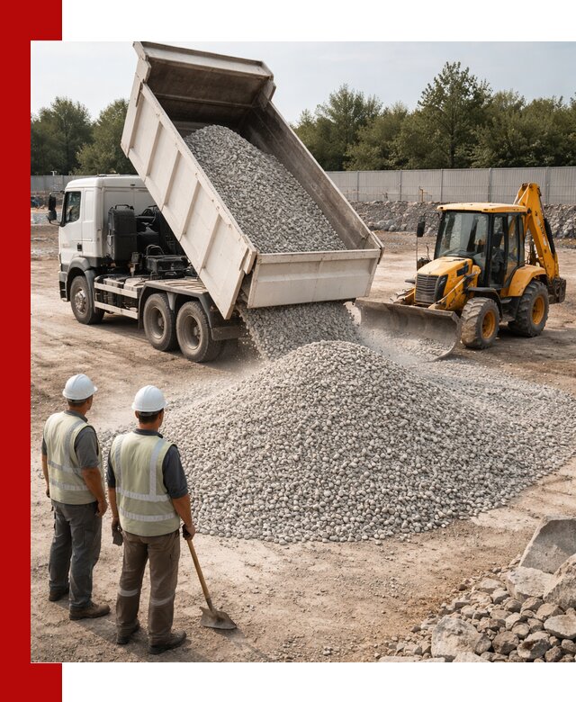 Купить известняковый щебень фракции 5–10 мм с доставкой в Югорске