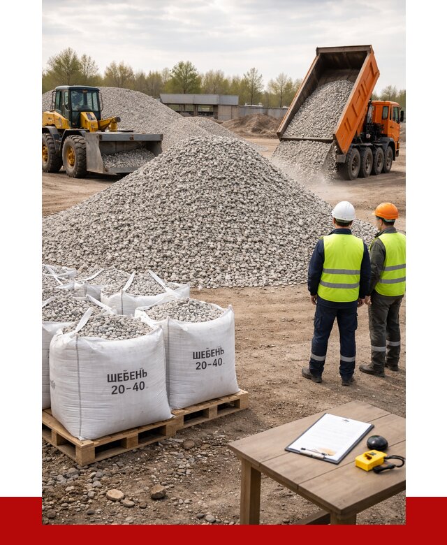 Известняковый щебень 20-40 в Югорске от 2144 р. ПРОНЕРУДЮгр