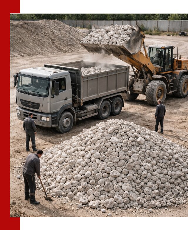 Известняковый щебень фракция 70–150 с доставкой в Югорске