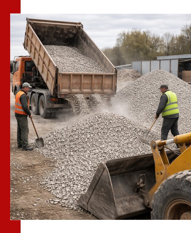 Доломитовый щебень фракции 5-20 с доставкой в Югорске