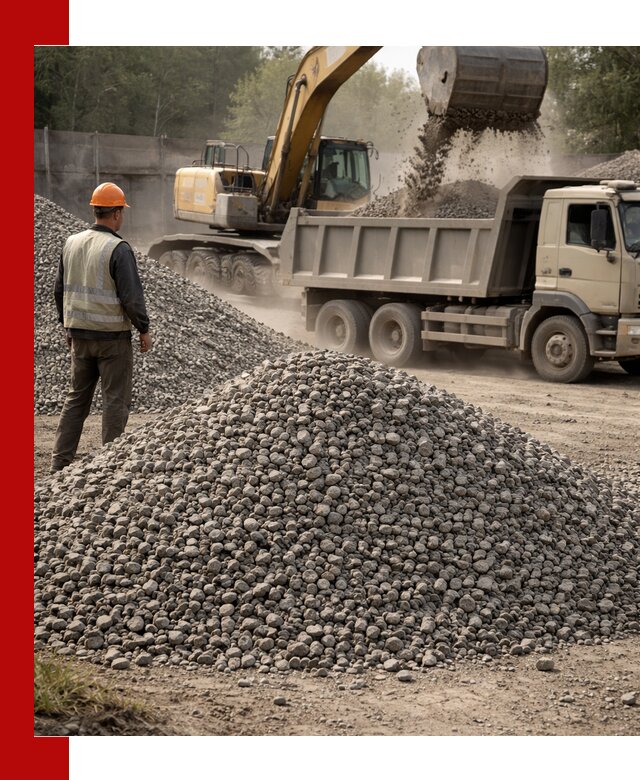 Шлаковый щебень фракция 5-20 с доставкой в Югорске