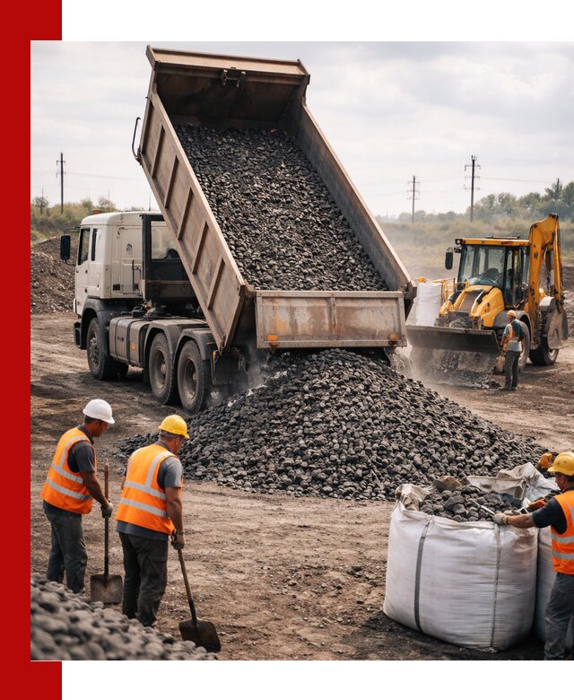 Шлаковый щебень фракция 40-70 с доставкой в Югорске