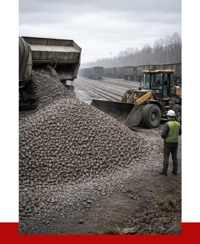 Купить железнодорожный щебень в Югорске от 2859 р. | ПРОНЕРУДЮгр