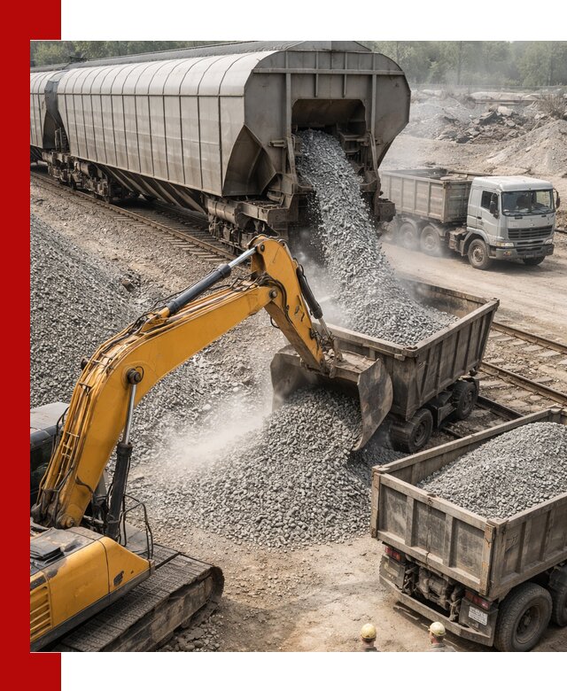 Доставка железнодорожного щебня в Югорске крупными партиями быстрого отгруза