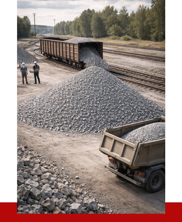 Железнодорожный щебень 20-60 в Югорске от 1736 р. | ПРОНЕРУДЮгр