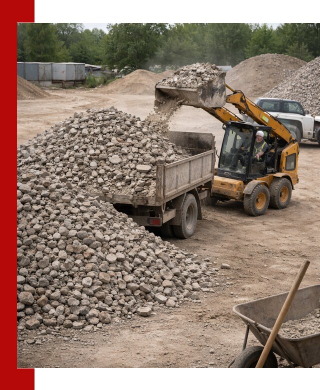 Доставка вторичного щебня в Югорске для строительных работ