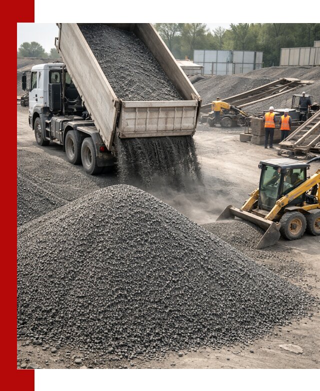 Вторичный щебень фракция 0–5 с доставкой в Югорске