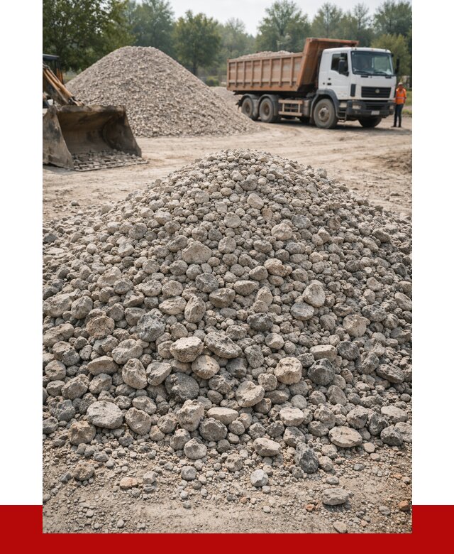 Вторичный щебень фракция 20-40 в Югорске от 2246 р ПРОНЕРУДЮгр