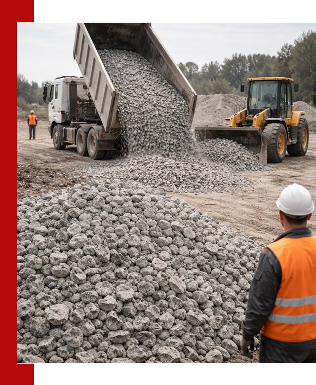 Доставка бетонного щебня фракции 20-40 в Югорске