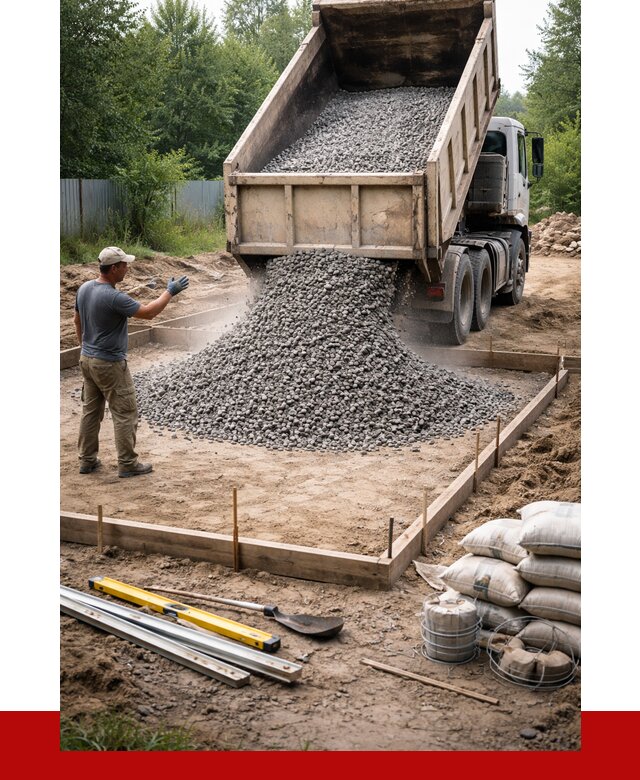 Купить щебень для фундамента в Югорске от 4595 р. | ПРОНЕРУДЮгр
