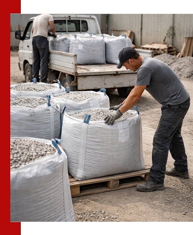 Доставка щебня в мешках по выгодным ценам в Югорске