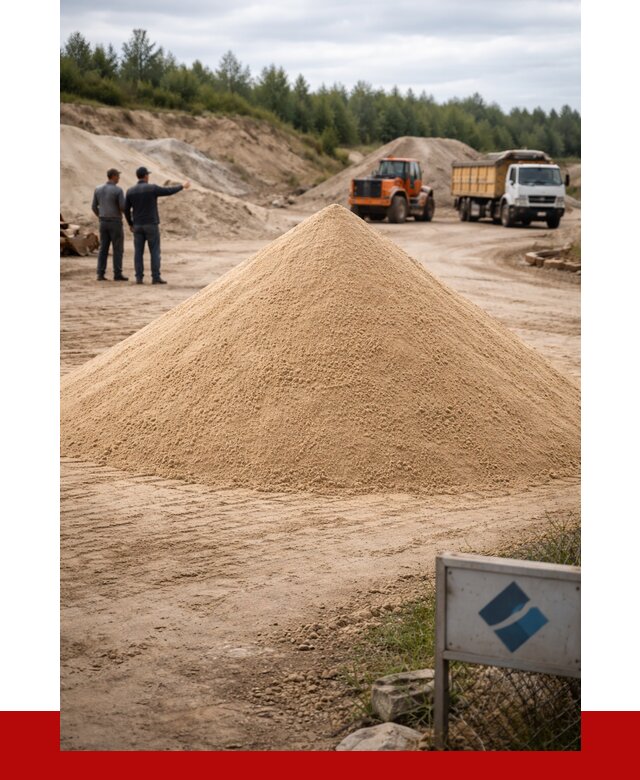 Карьерный песок навалом в Югорске от 1838 р. | ПРОНЕРУДЮгр