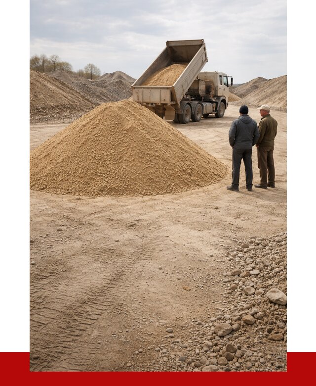 Карьерный песок крупнозернистый в Югорске от 8679 р | ПРОНЕРУДЮгр