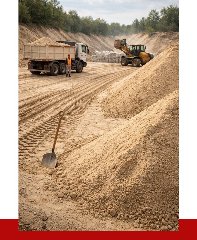 Карьерный песок мелкозернистый в Югорске от 9190 р. | ПРОНЕРУДЮгр