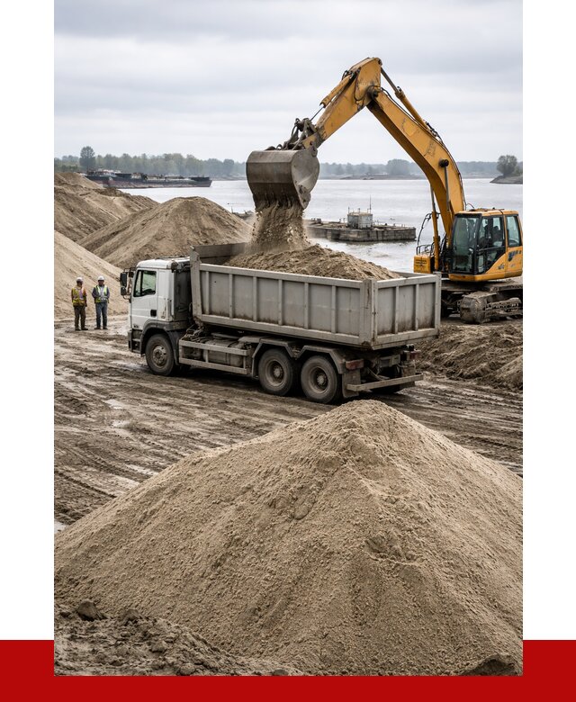 Купить речной песок навалом в Югорске от 1838 р., ПРОНЕРУДЮгр