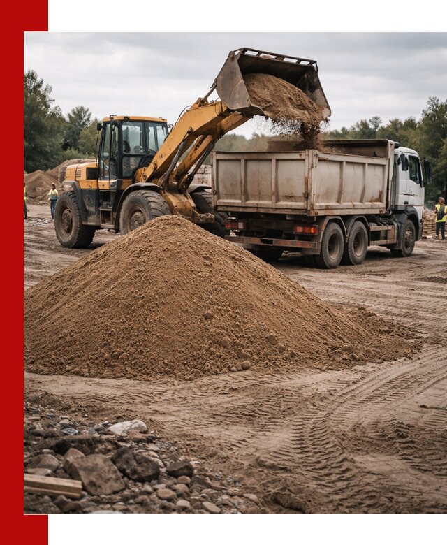 Доставка речного песка навалом в Югорске быстро и выгодно