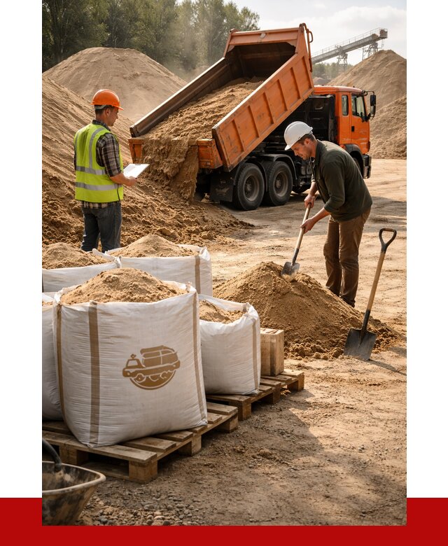 Строительный песок в Югорске от 2246 р. с доставкой, ПРОНЕРУДЮгр