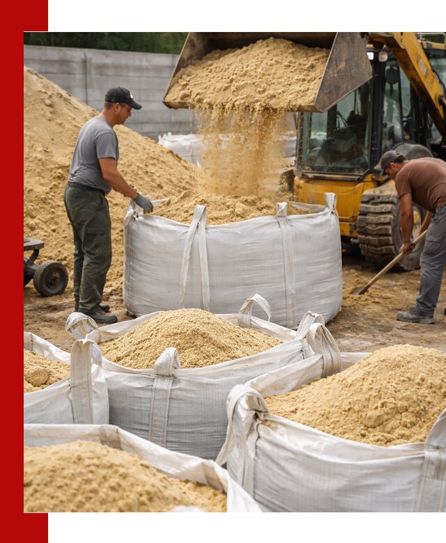 Поставка качественного песка для кладки в Югорске