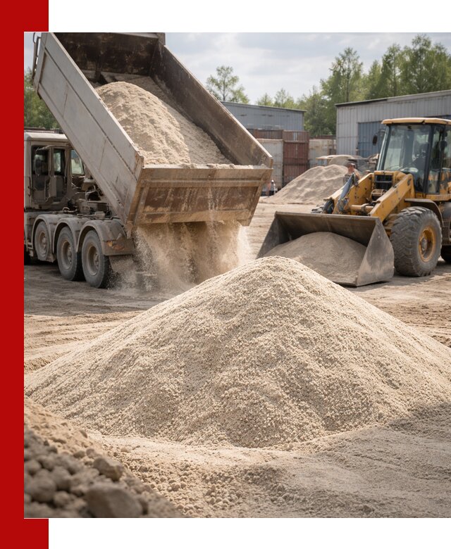 Кварцевый песок с доставкой в Югорске для строительных работ