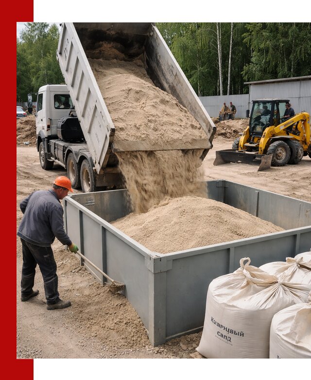 Кварцевый песок для фильтра в Югорске — доставка и качество