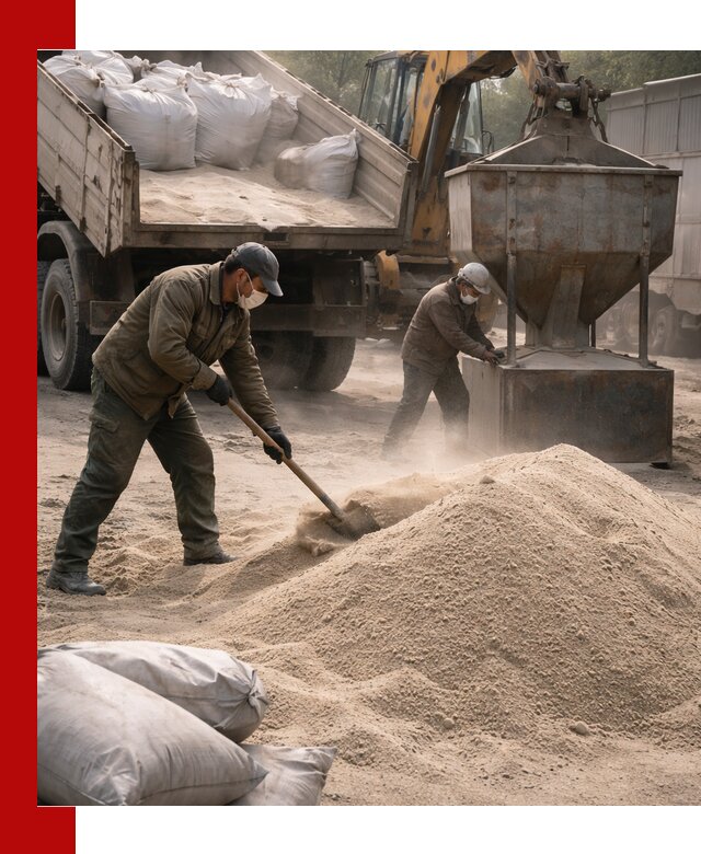 Кварцевый песок для пескоструя в Югорске — доставка и качество