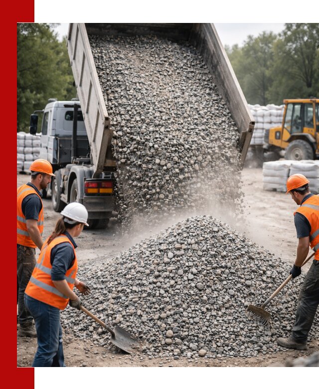 Доставка гравия и камня в Югорске оптом и в розницу
