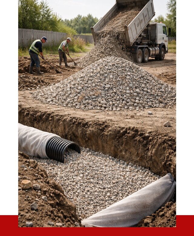 Гравий для дренажа в Югорске от 2246 р., доставка ПРОНЕРУДЮгр