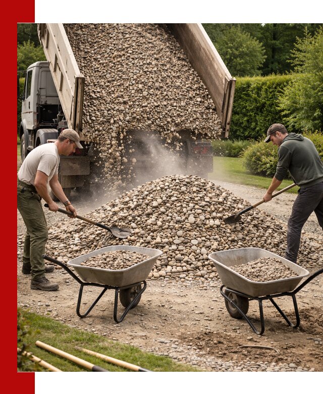 Доставка и продажа декоративной гальки в Югорске