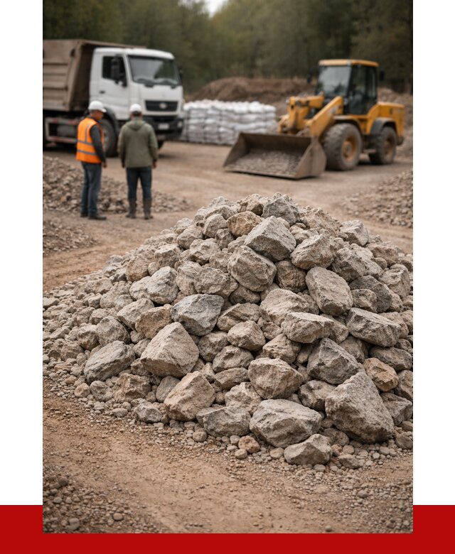 Купить бутовый камень с доставкой в Югорске от 2349 р. | ПРОНЕРУДЮгр