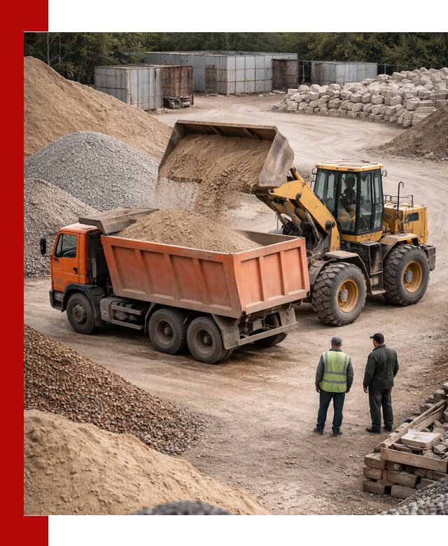 Доставка сыпучих смесей и смесей для стройки в Югорске