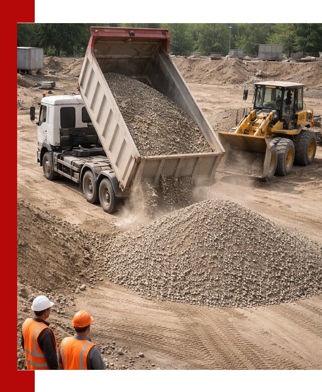 Щебень с песком (ЩГПС С2) с доставкой в Югорске