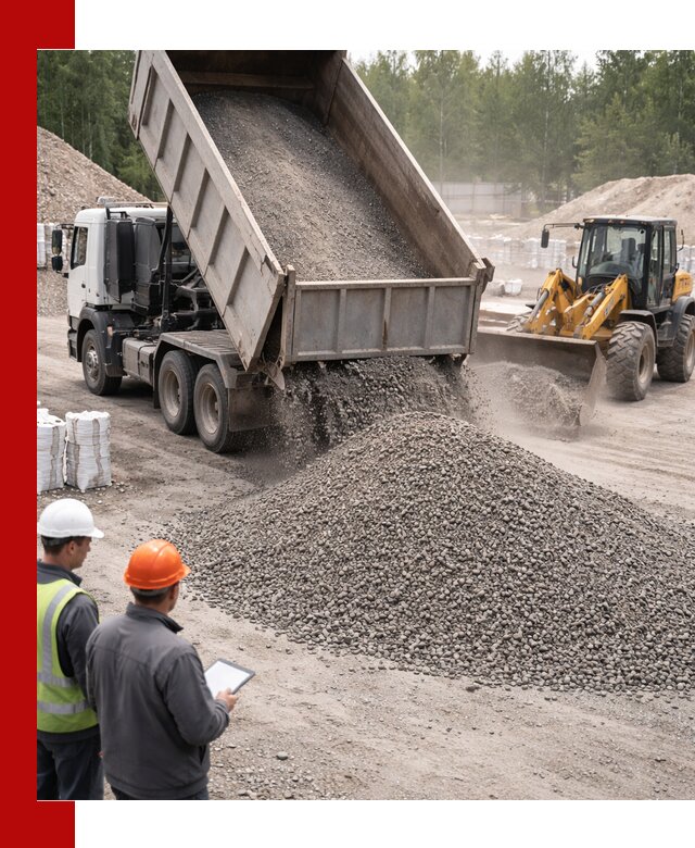 Доставка и продажа гранитного отсева 0-10 в Югорске