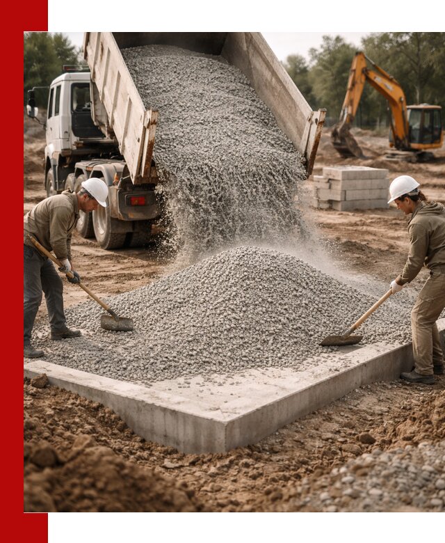 Доставка и продажа отсева для бетона в Югорске