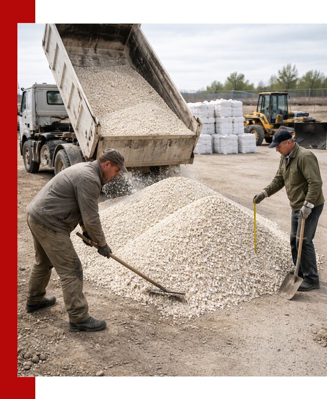 Мраморная крошка с доставкой и разгрузкой в Югорске