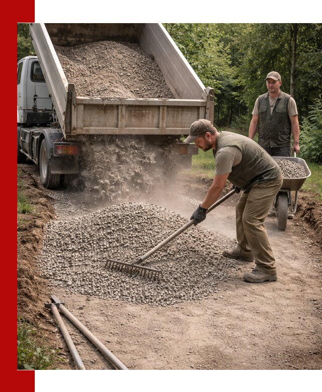 Каменная крошка для дорожек с доставкой в Югорске