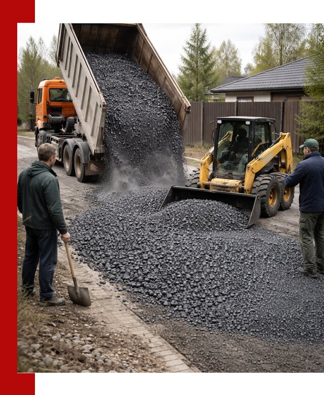 Крошка габбро с доставкой в Югорске для строительных работ