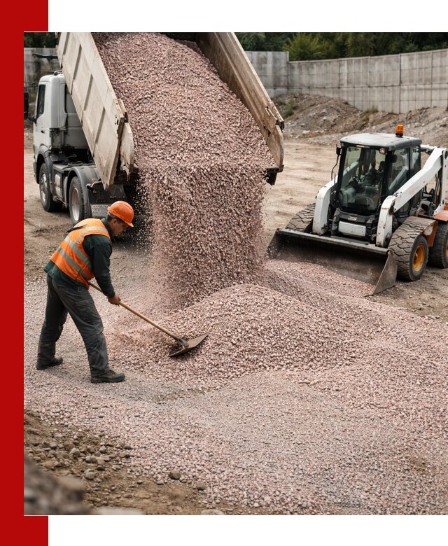 Крошка розовый гранит с доставкой в Югорске от производителя