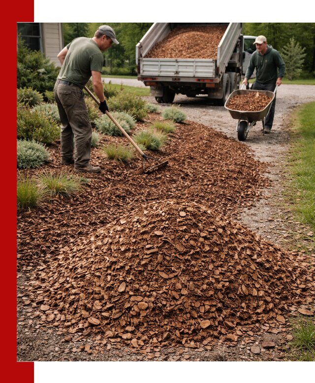 Крошка для мульчирования с доставкой в Югорске