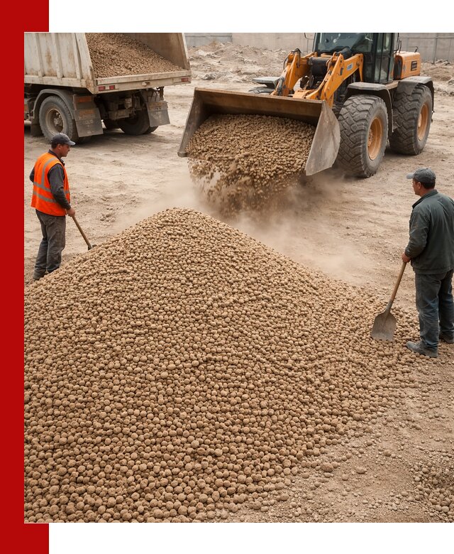 Керамзит фракция 10-20 с доставкой в Югорске