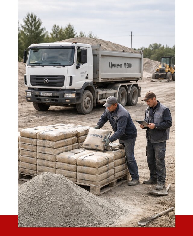 Купить цемент м500 с доставкой в Югорске от 5310 р. | ПРОНЕРУДЮгр