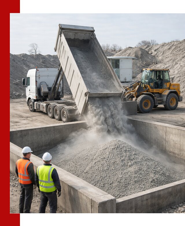 Доставка цемента навалом в Югорске крупными партиями